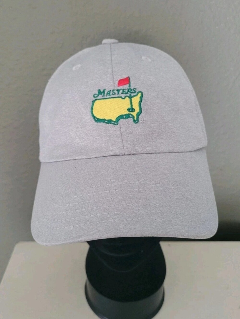 Masters Golf Gray Adjustable Hat Baseball Augusta National PGA American Needle